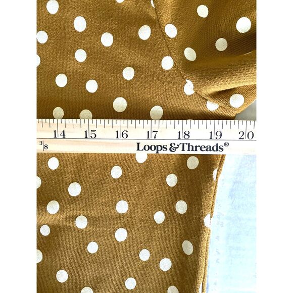 Madewell Banded Long Sleeve Crewneck Pullover Sweatshirt in Inkwell Dots Sz M - Picture 5 of 10